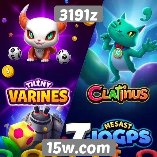 Comparativo entre jogos populares disponíveis no 3191z